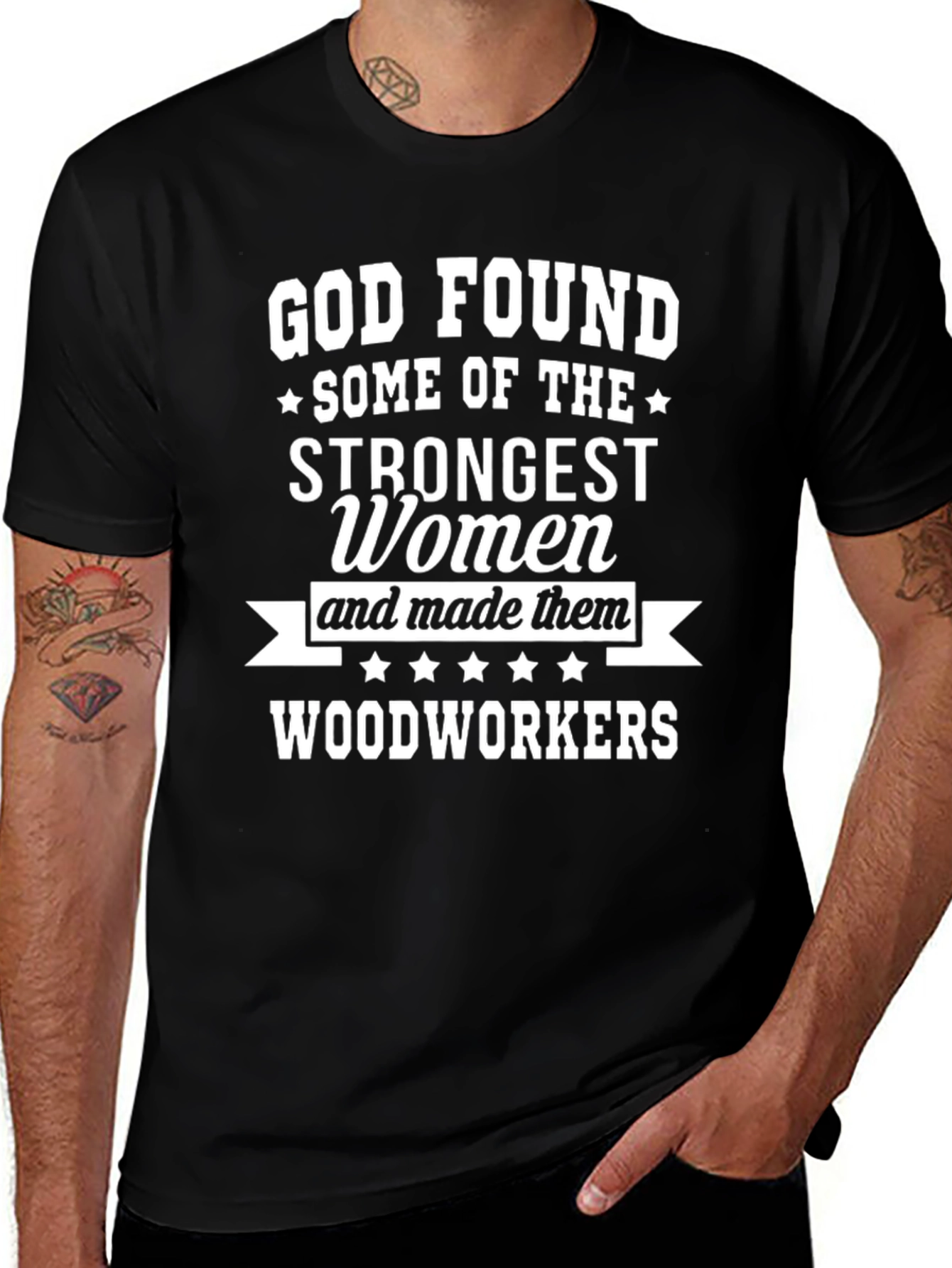 Strong Women Woodworkers T-Shirt - Gift Idea