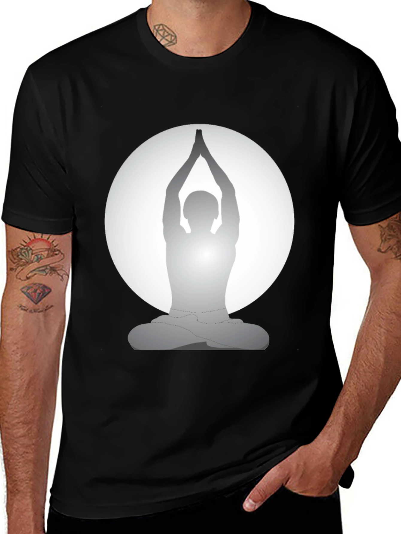 Yoga Silhouette T-Shirt - Meditate in Style!