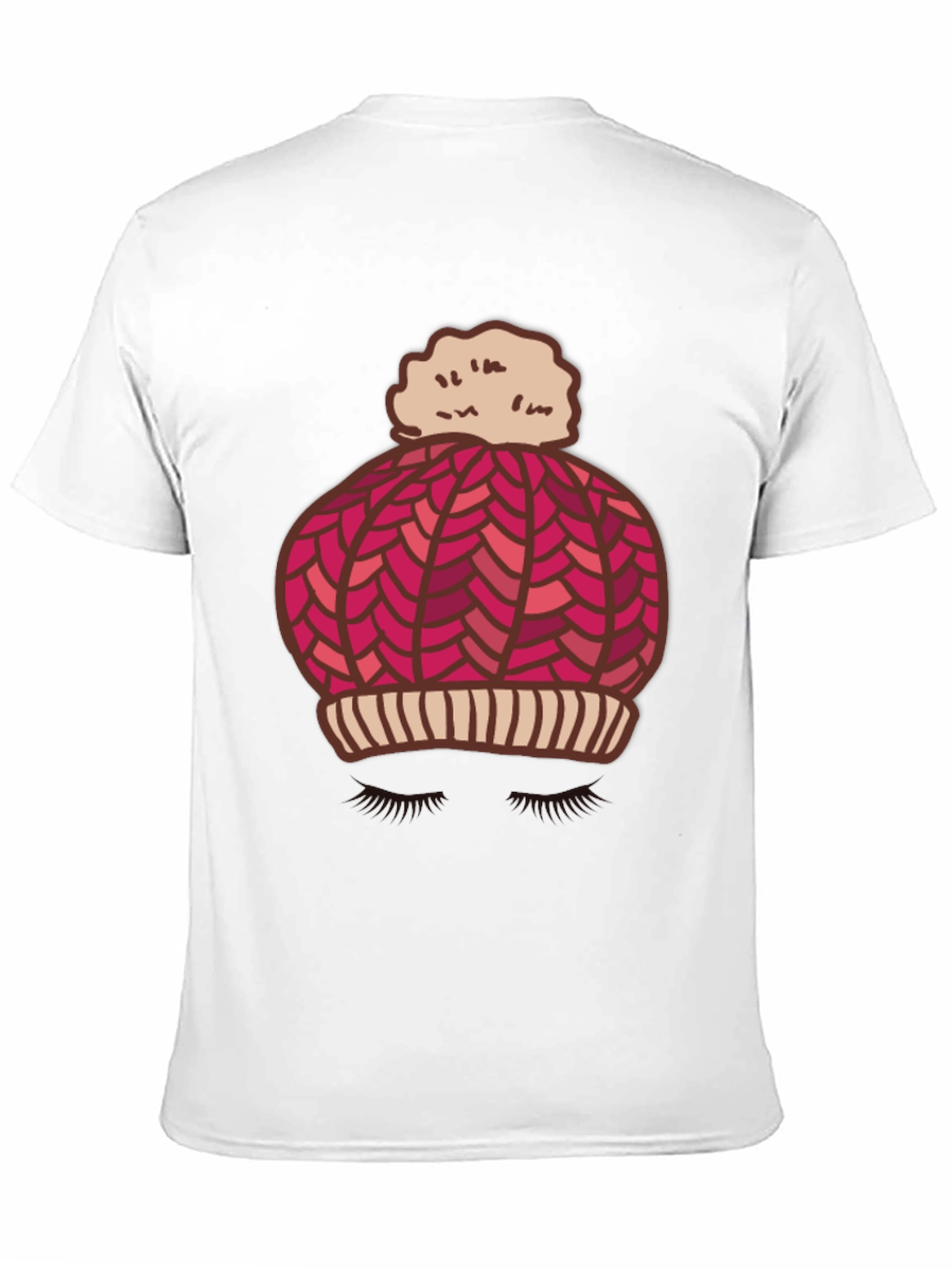 Whimsical Winter Hat Graphic Tee - Stylish and Fun