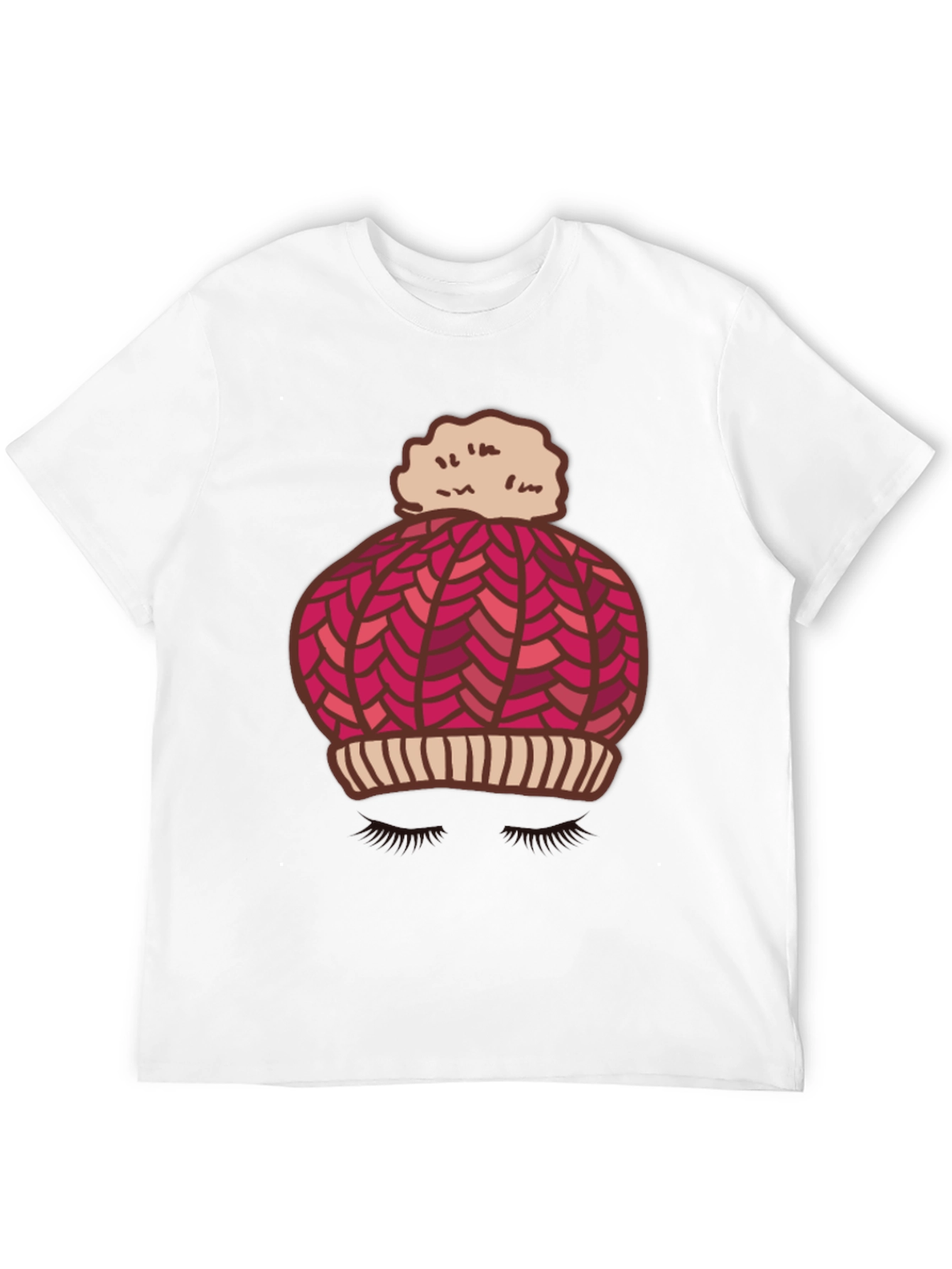 Whimsical Winter Hat Graphic Tee - Stylish and Fun