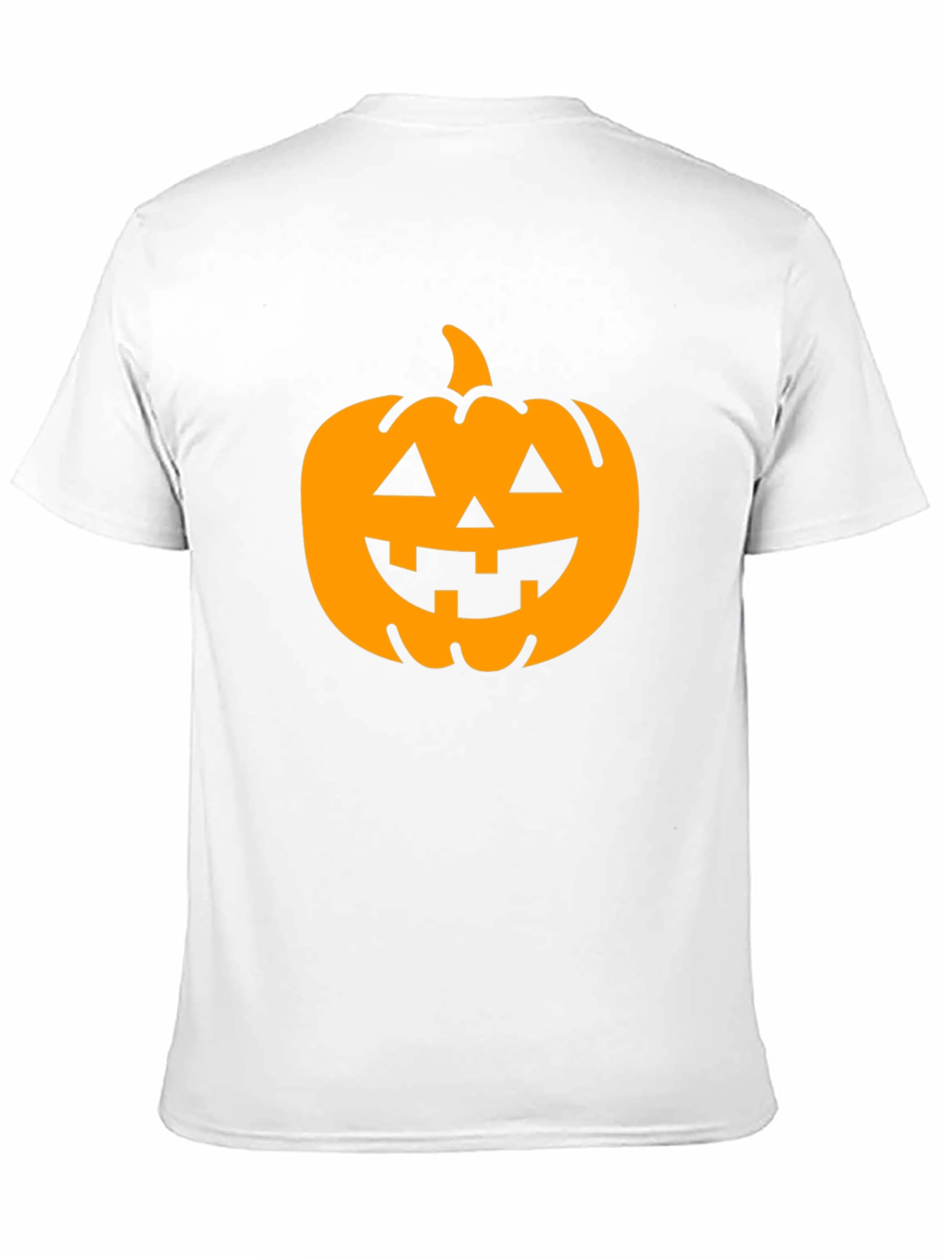 Halloween Pumpkin Graphic Tee - Black