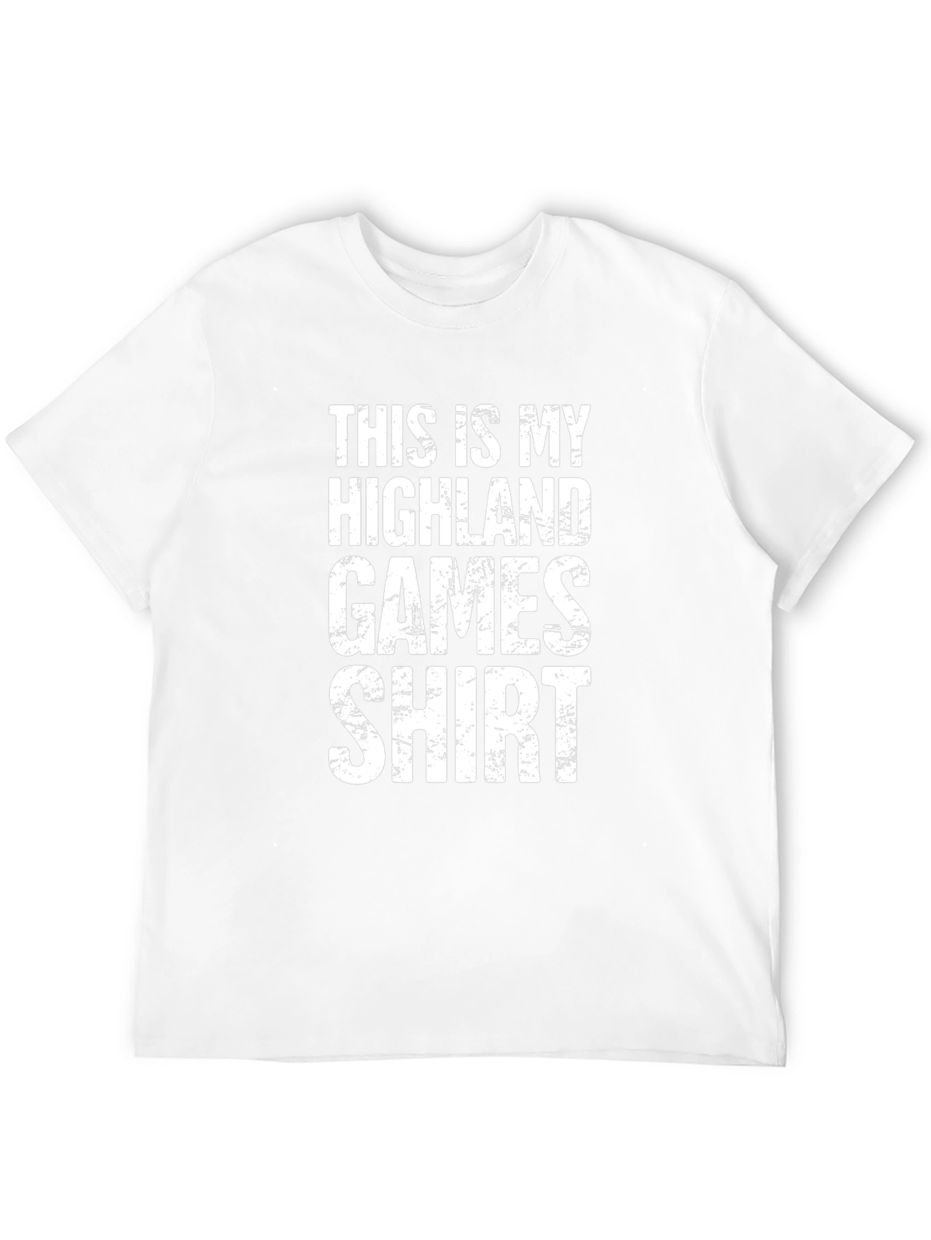 Highland Games Shirt - Mens Black Tee