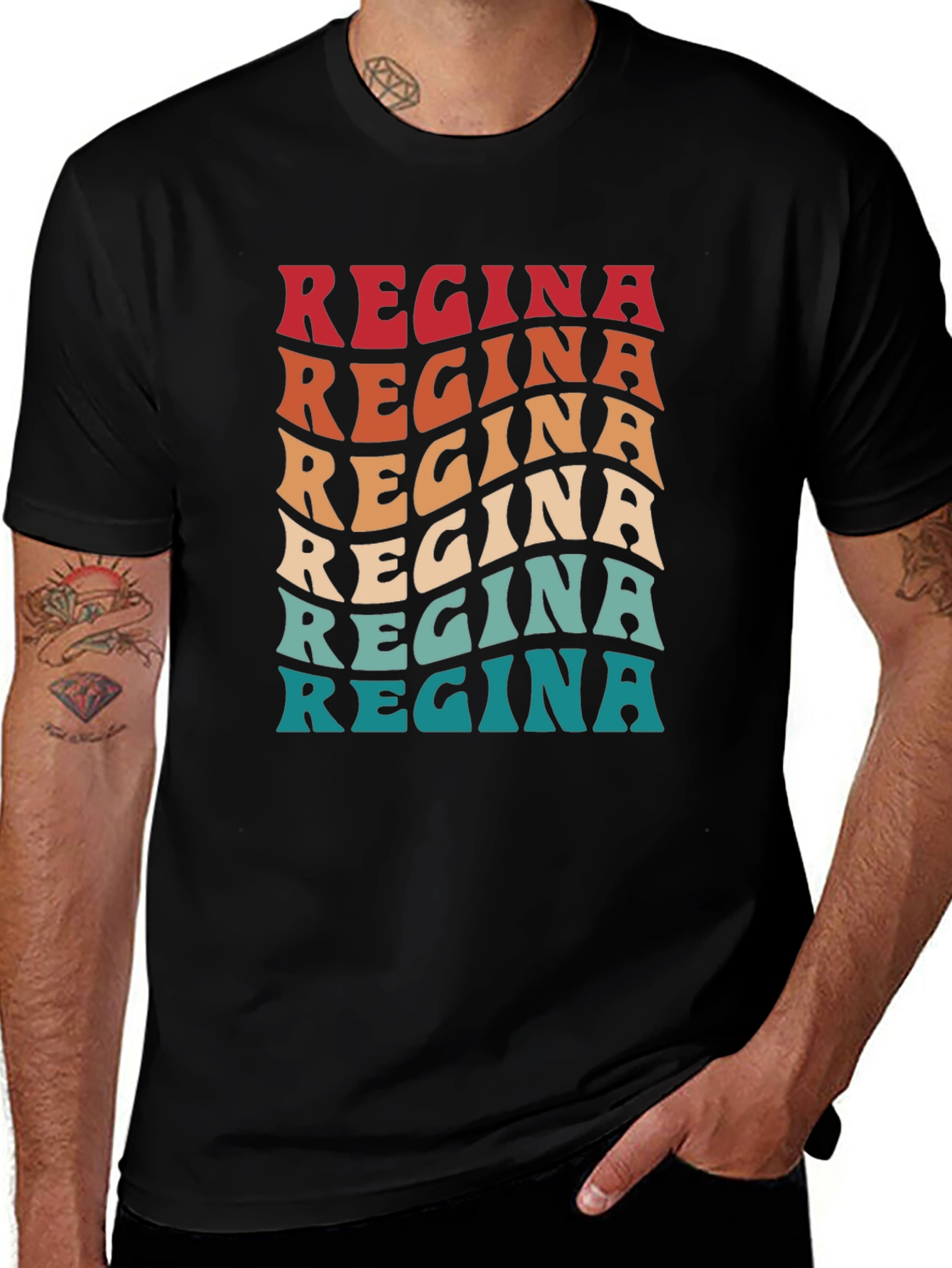 Regina Retro T-Shirt - Groovy Style