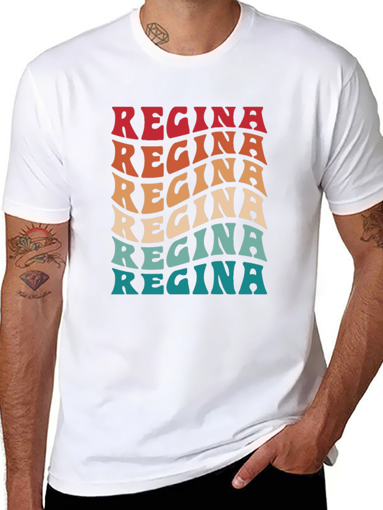 Regina Retro T-Shirt - Groovy Style