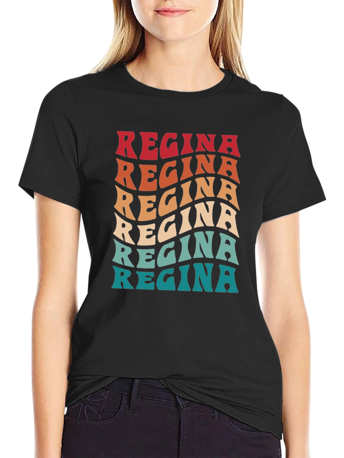 Regina Retro T-Shirt - Groovy Style