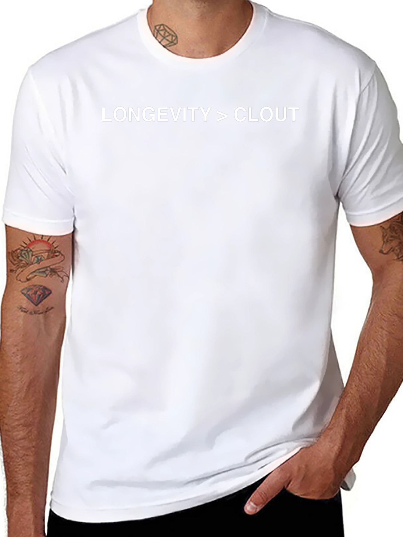 Longevity Over Clout Graphic Tee
