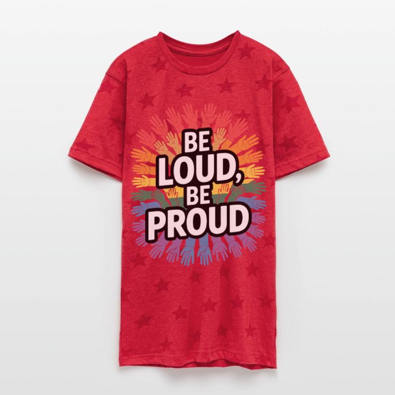 Rainbow Pride Hands with Bold Message