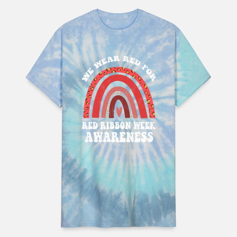 Rainbow Ribbon Week October Wear Red