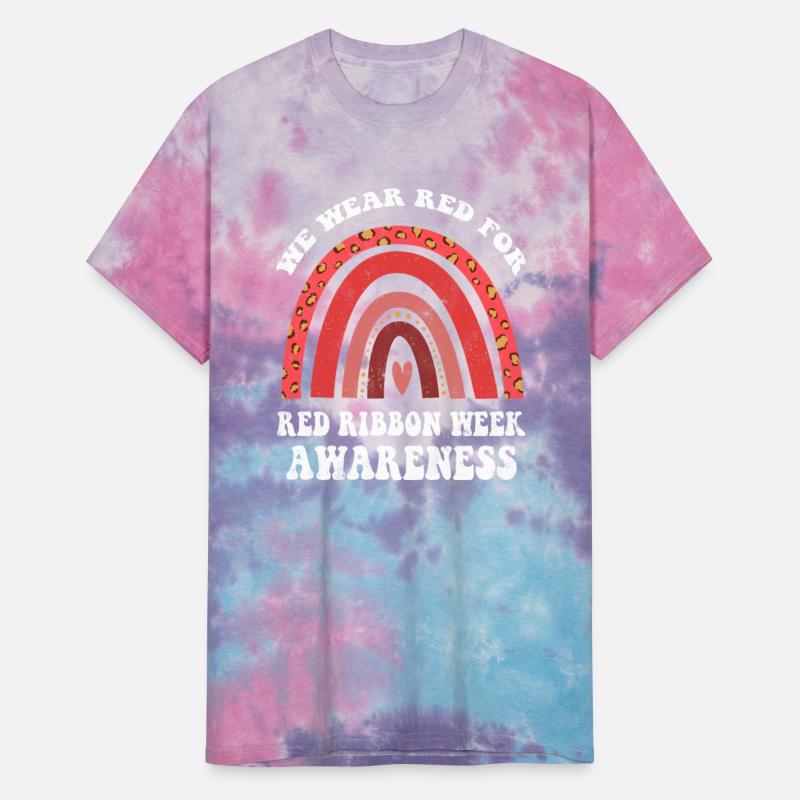 Rainbow Ribbon Week October Wear Red