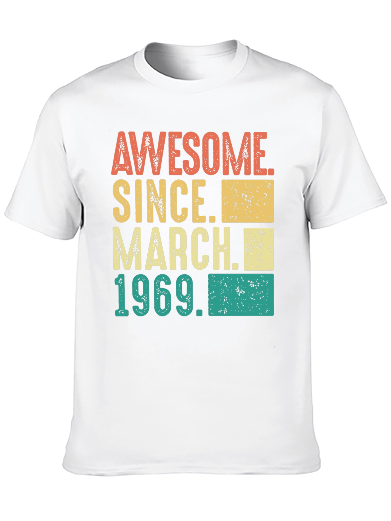 Awesome Since March 1969 Birthday T-Shirt