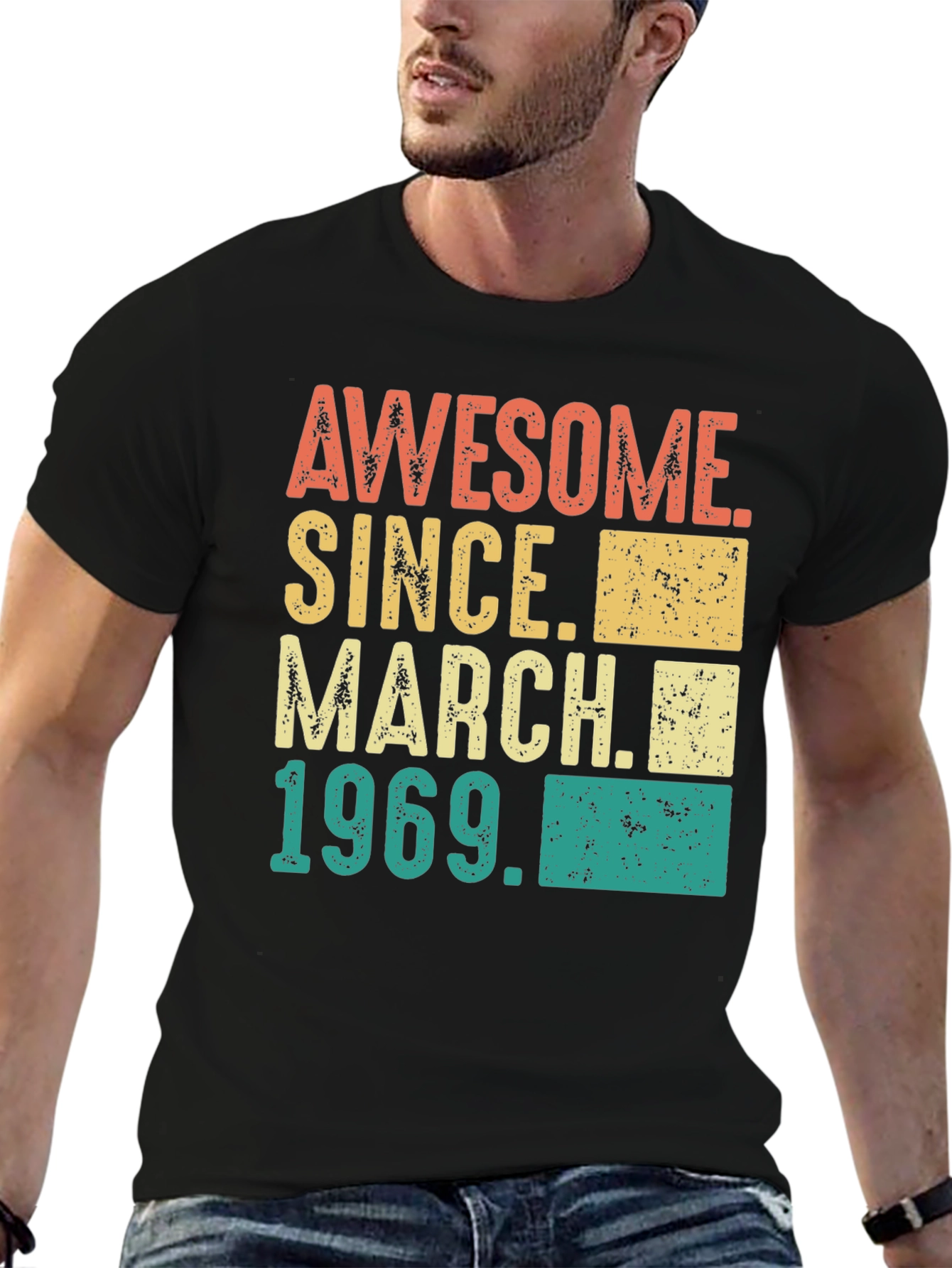 Awesome Since March 1969 Birthday T-Shirt