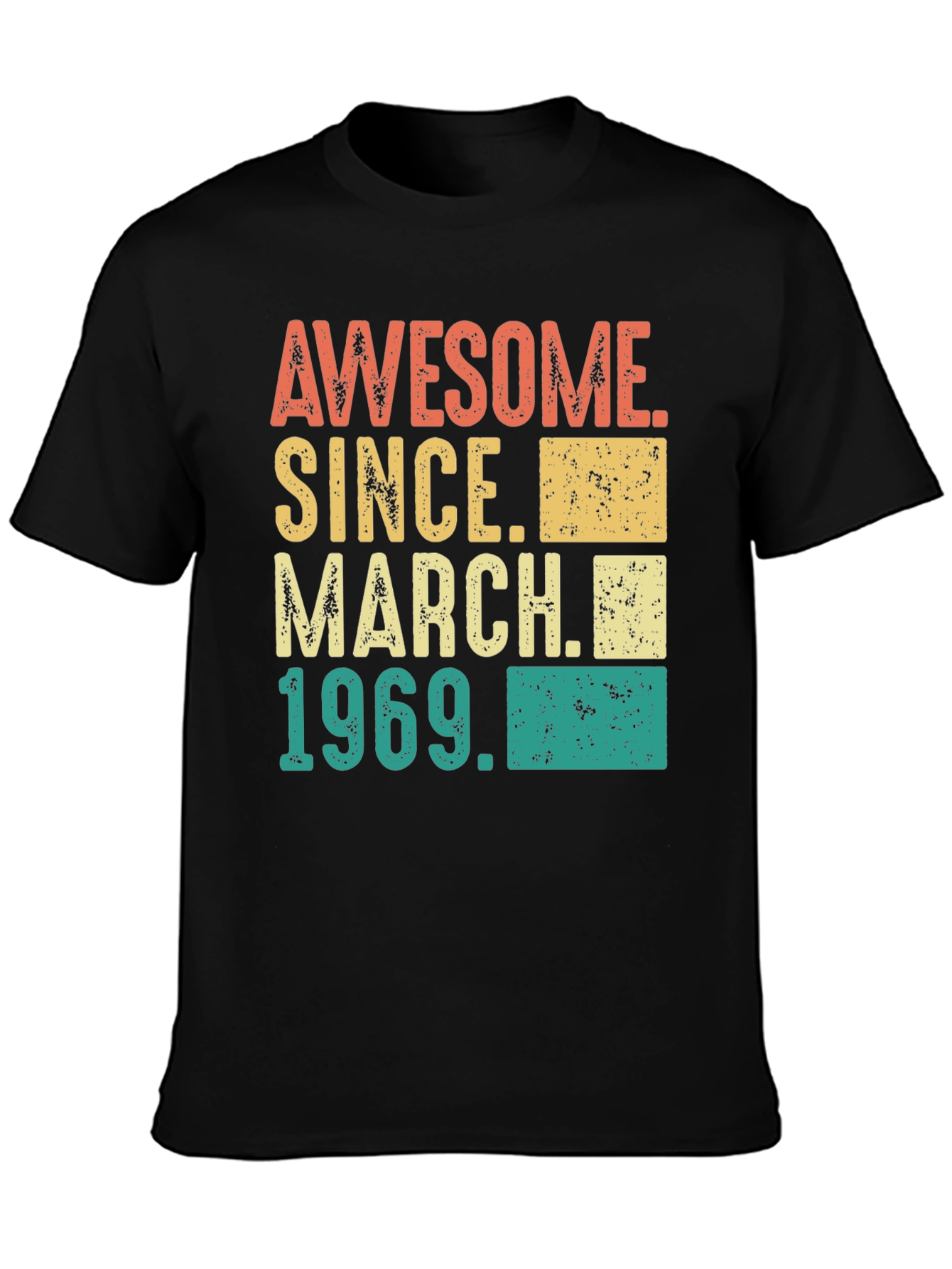 Awesome Since March 1969 Birthday T-Shirt