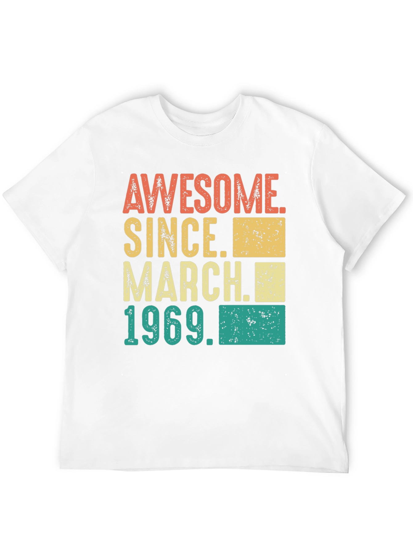 Awesome Since March 1969 Birthday T-Shirt