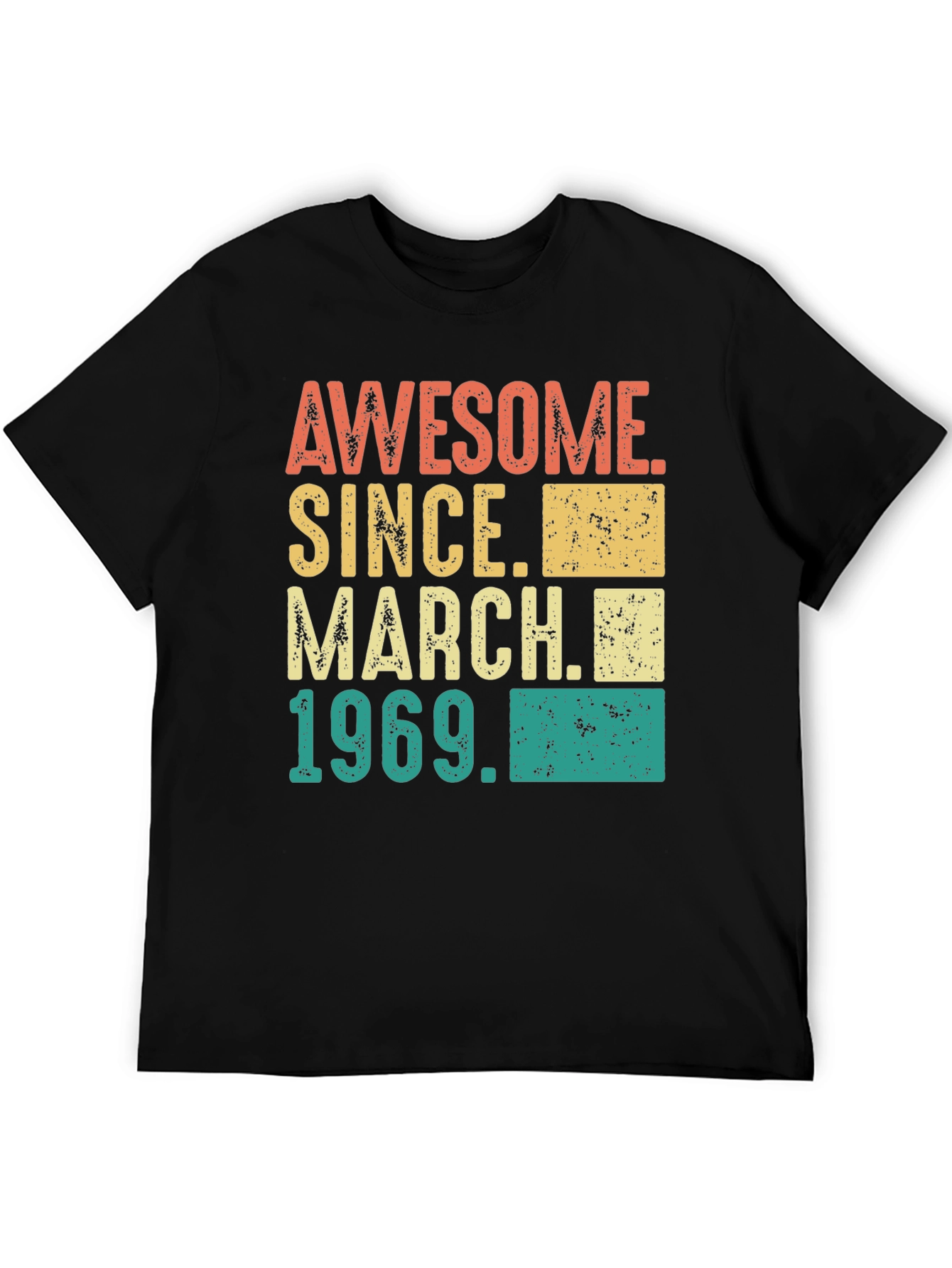 Awesome Since March 1969 Birthday T-Shirt