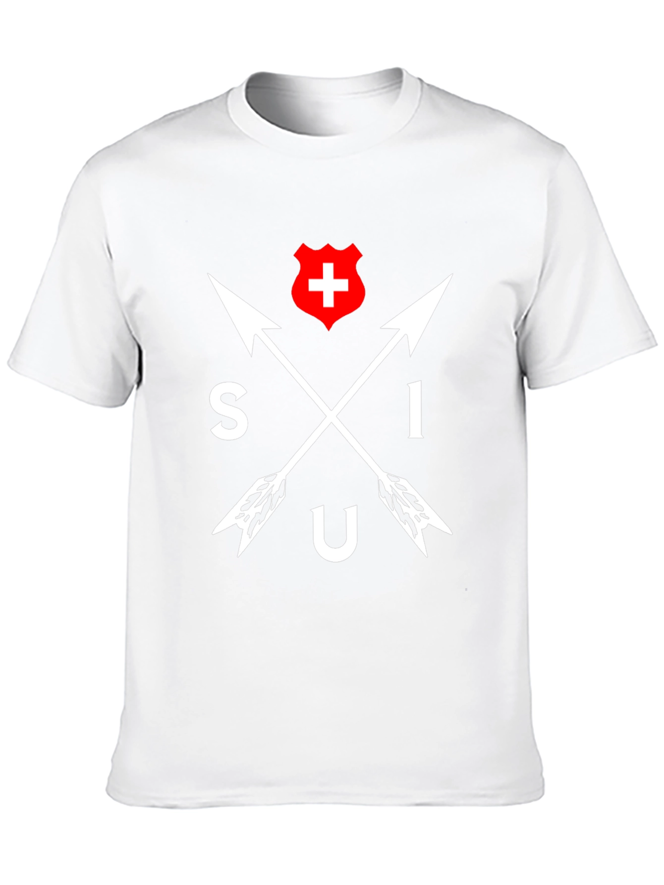 Swiss Arrows Graphic Tee - Black