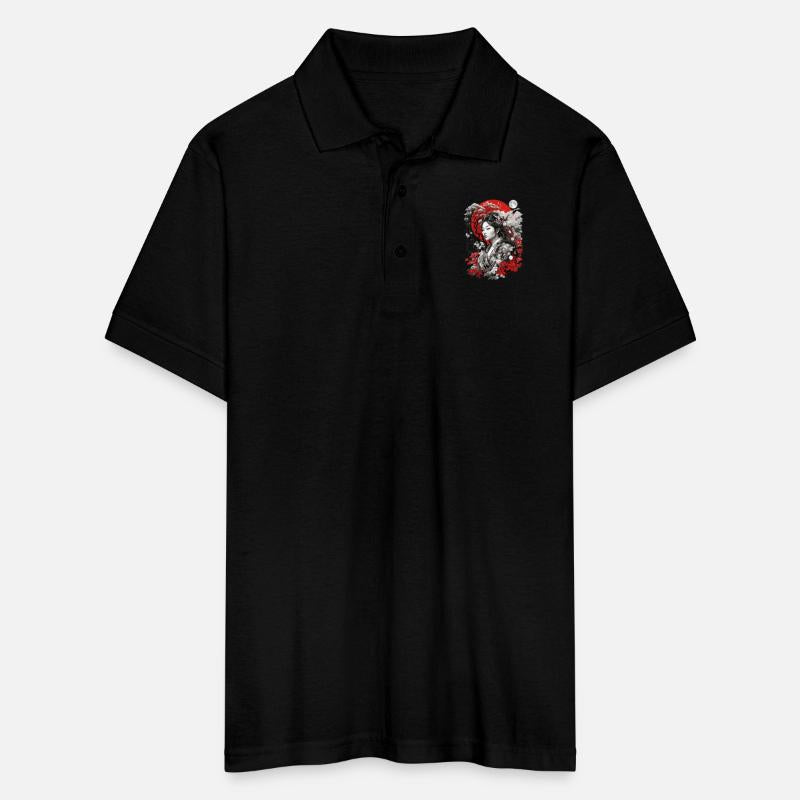 Red White Black Asian Design