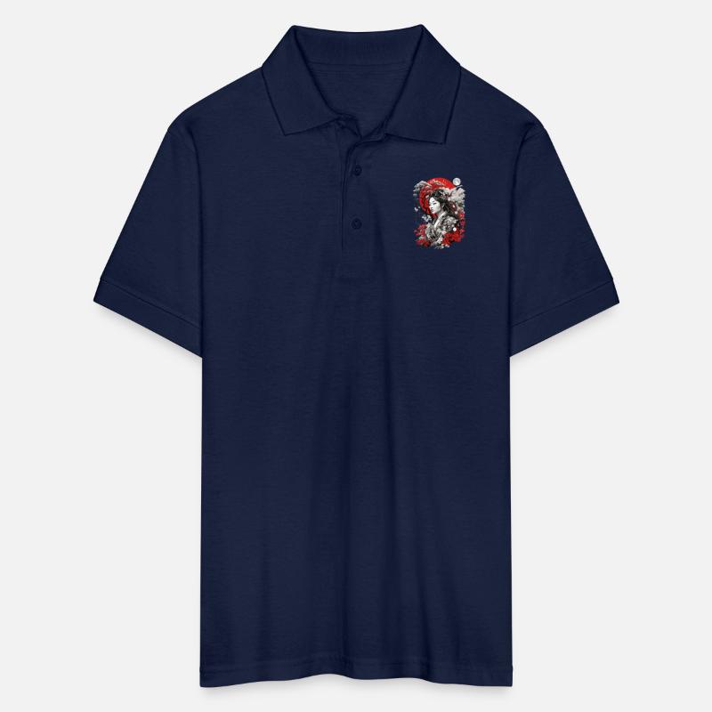 Red White Black Asian Design