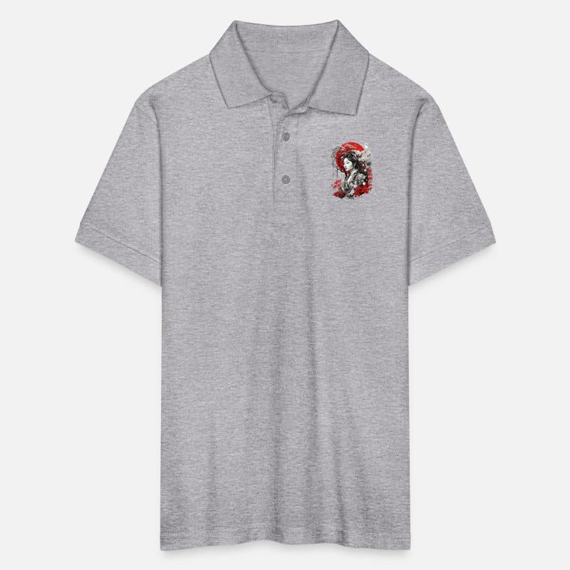 Red White Black Asian Design