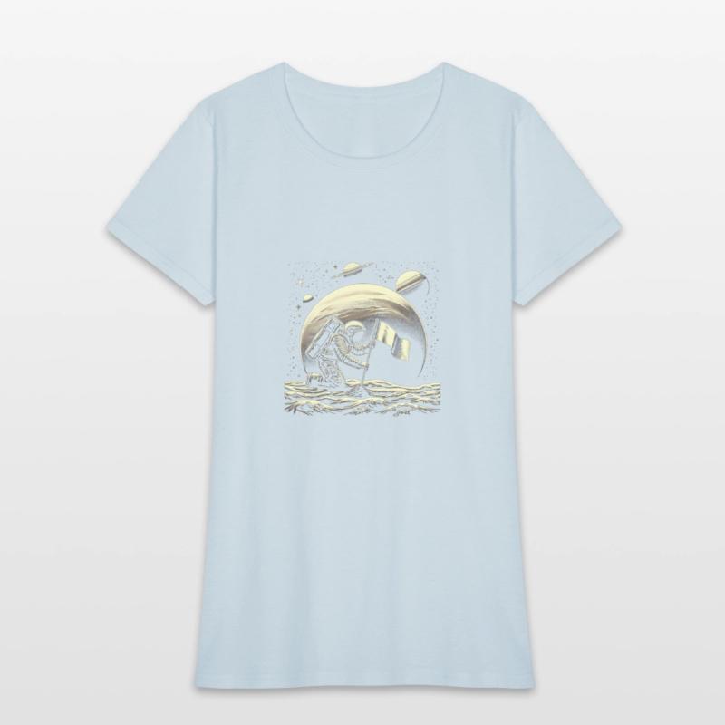 Retro Astronaut on Planet Space Adventure 1