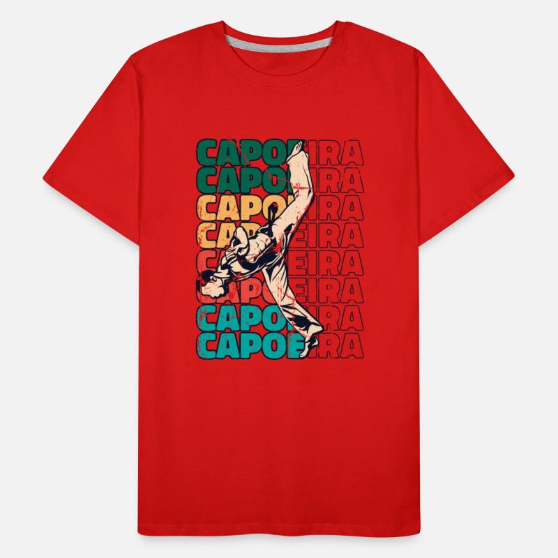 Retro Capoeira Text Ginga Capoeirista Dance