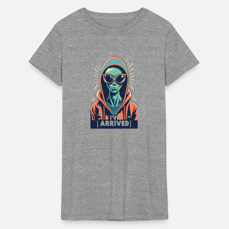 retro cool alien wearing sun glasses