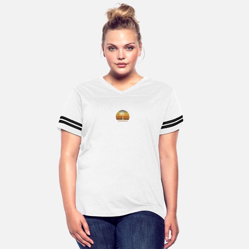 Retro Long Beach California Vintage Sunset Beach