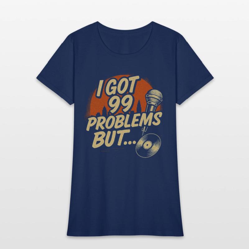 Retro Microphone and Record Vinyl Design