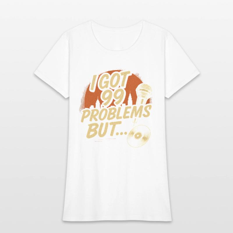 Retro Microphone and Record Vinyl Design