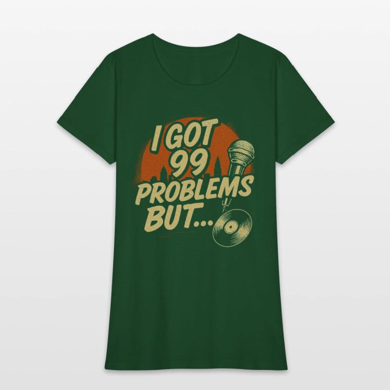 Retro Microphone and Record Vinyl Design