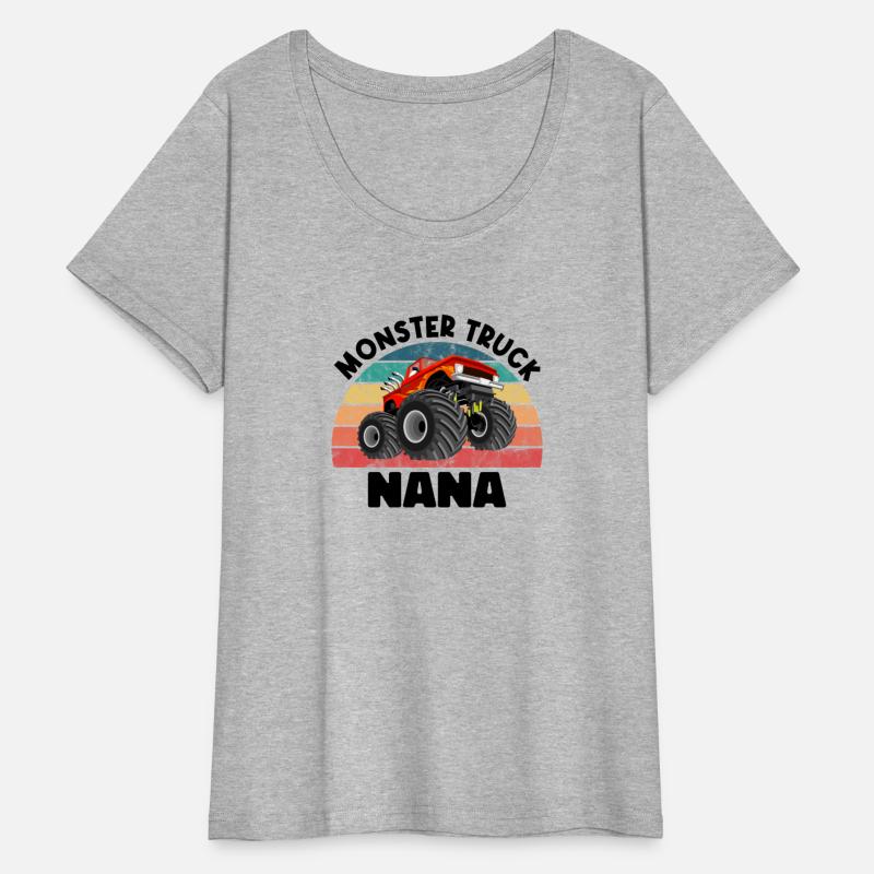 Retro Monster Truck Rally Racing Nana Trucker Driv