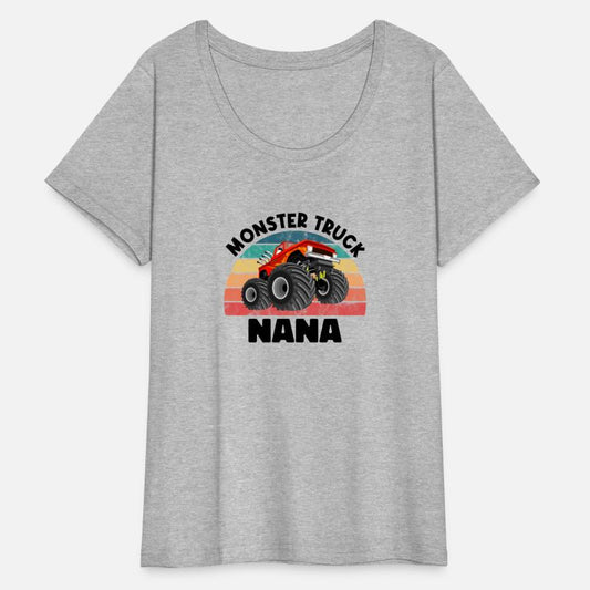 Retro Monster Truck Rally Racing Nana Trucker Driv