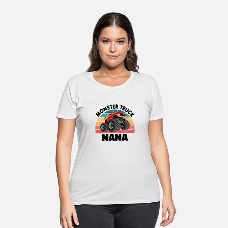 Retro Monster Truck Rally Racing Nana Trucker Driv