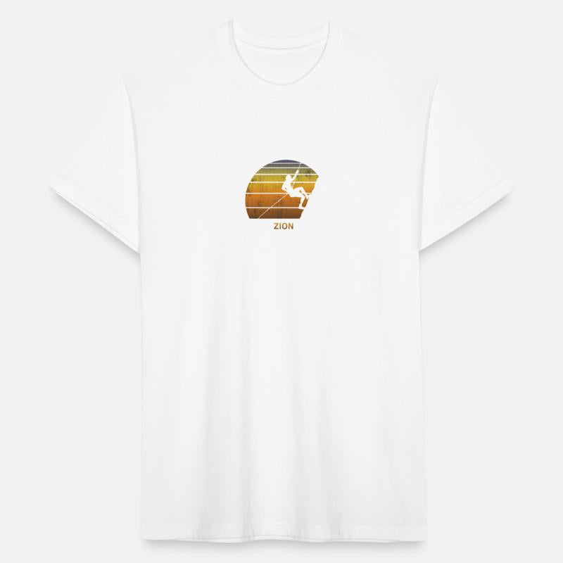 Retro Zion National Park Utah Rock Climbing Fan