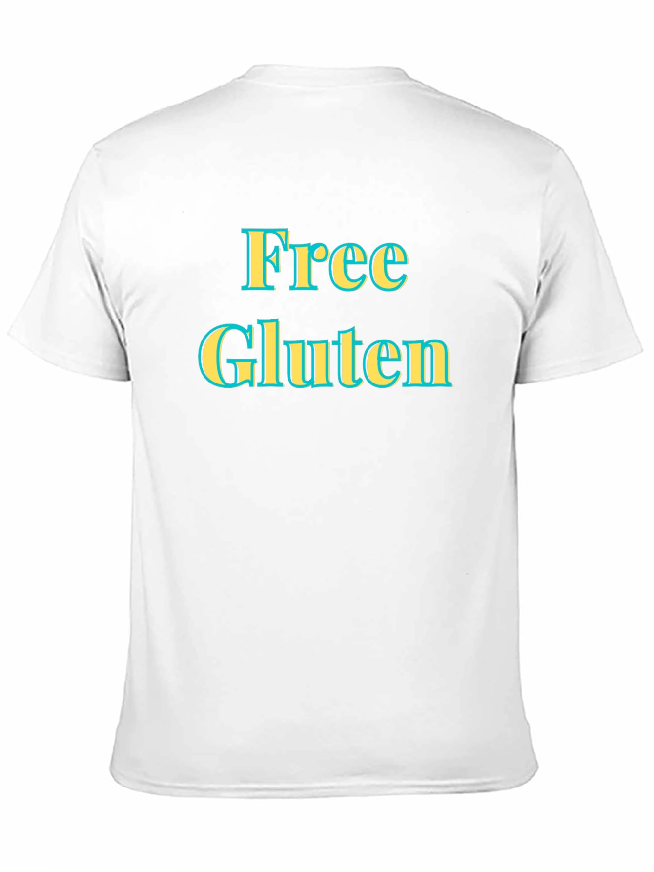 Free Gluten Statement Tee - Novelty Graphic T-Shirt
