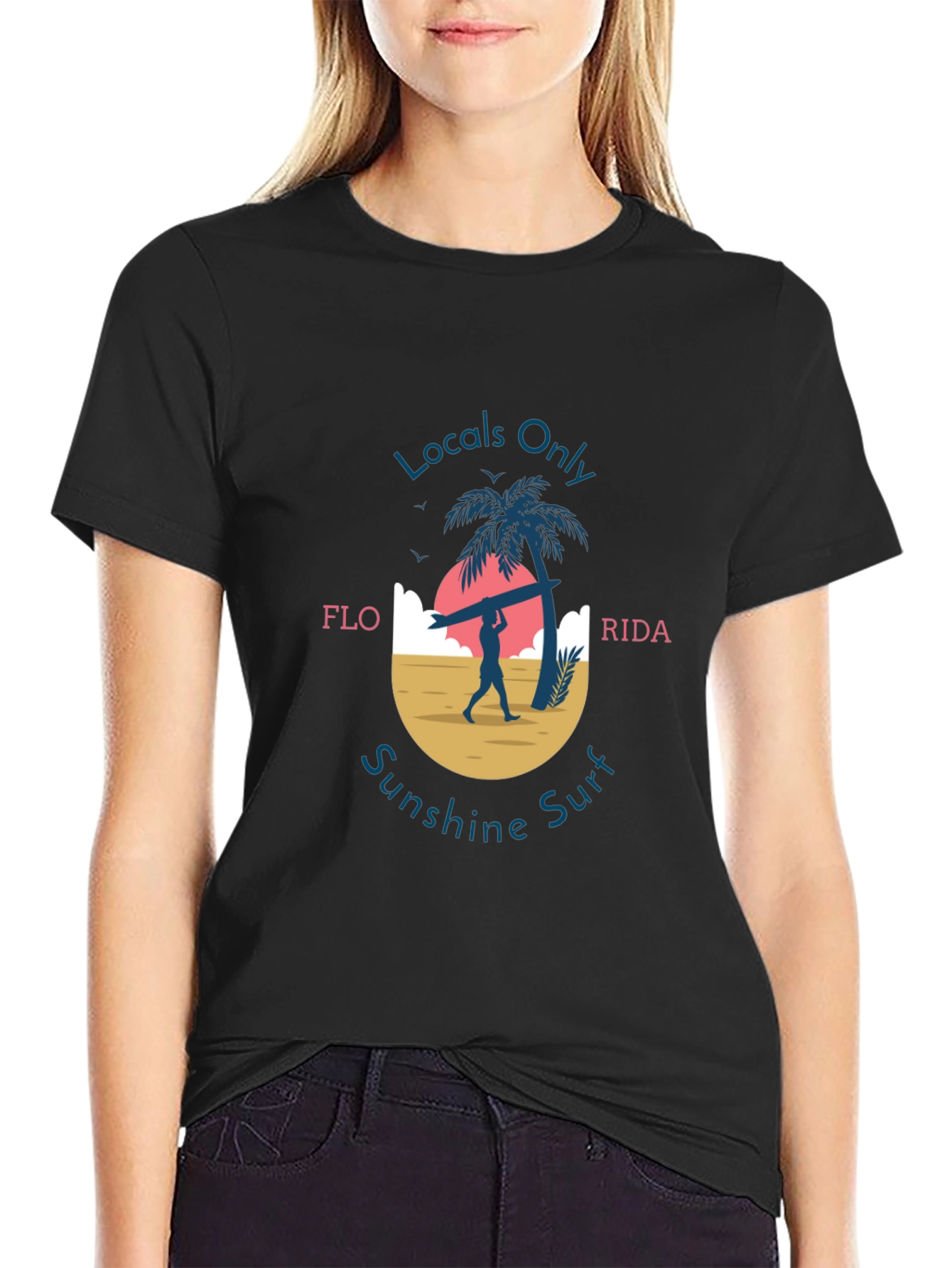 Locals Only Florida Sunshine Surf Graphic Tee
