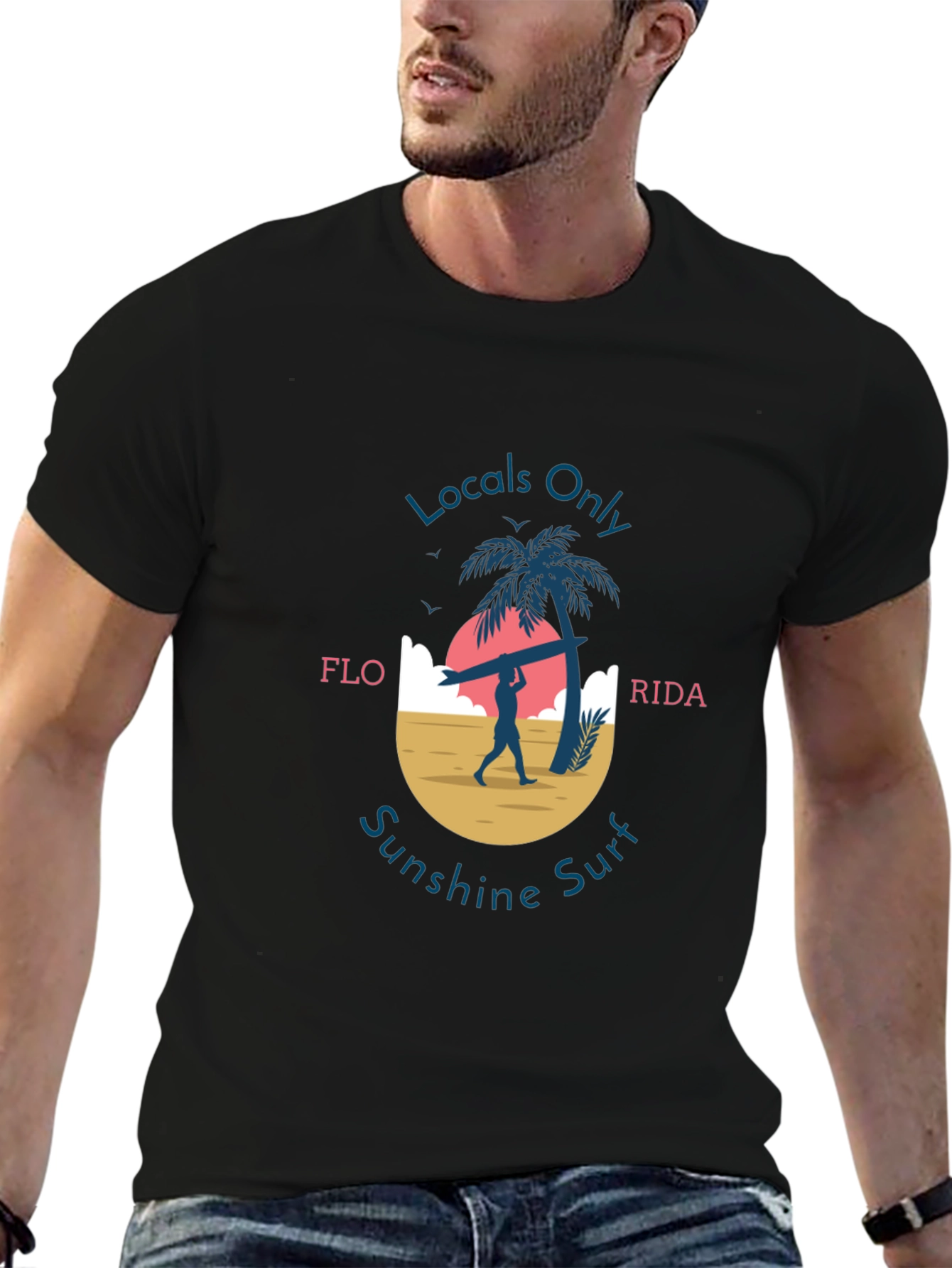 Locals Only Florida Sunshine Surf Graphic Tee