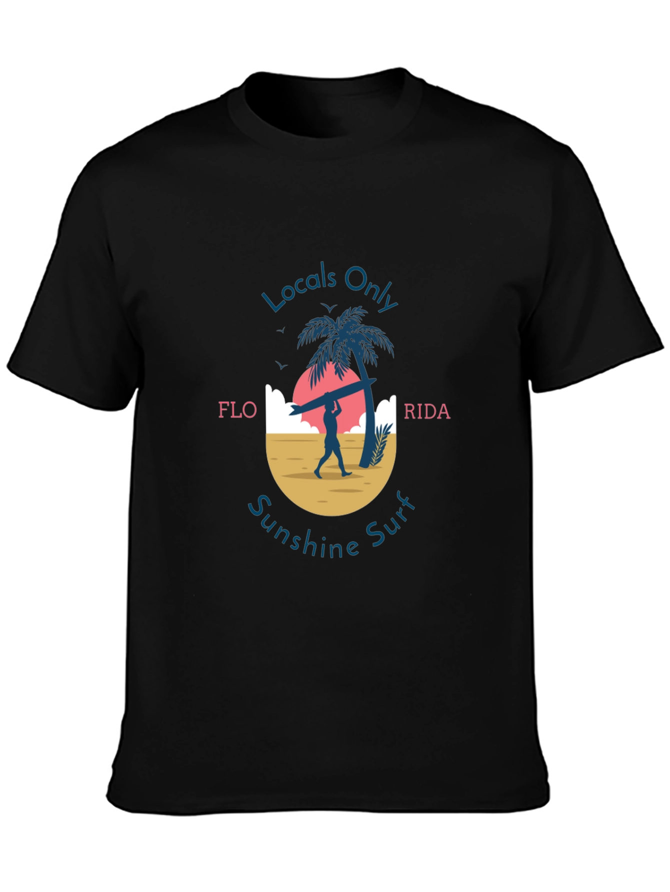 Locals Only Florida Sunshine Surf Graphic Tee