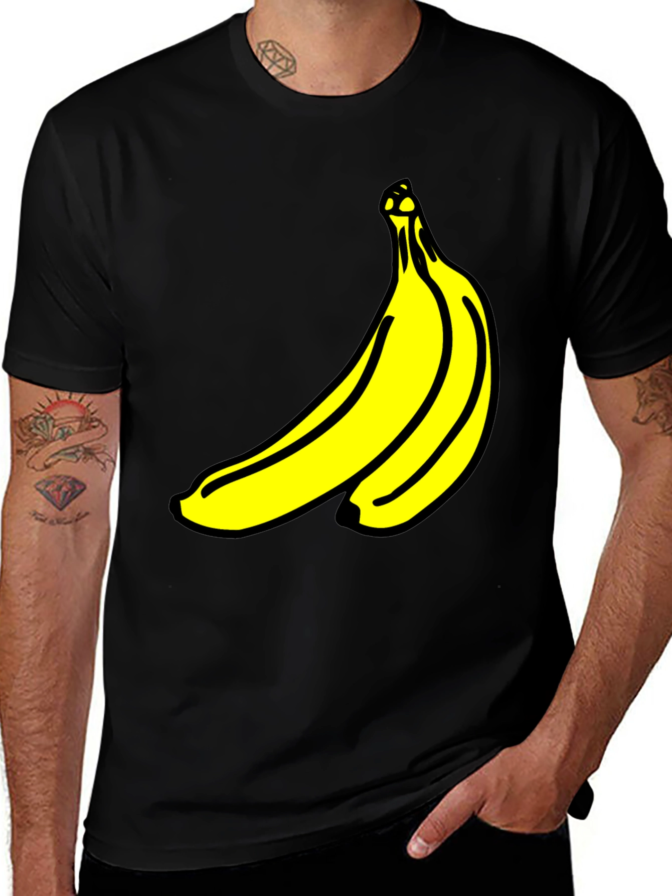 Banana Graphic Tee - Funny Fruit T-Shirt