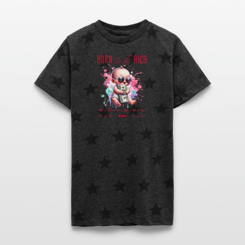 Rich Baby with Money and Sunglasses