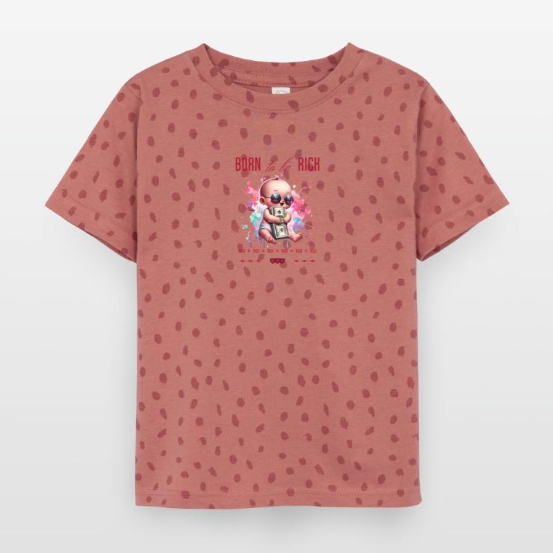 Rich Baby with Money and Sunglasses