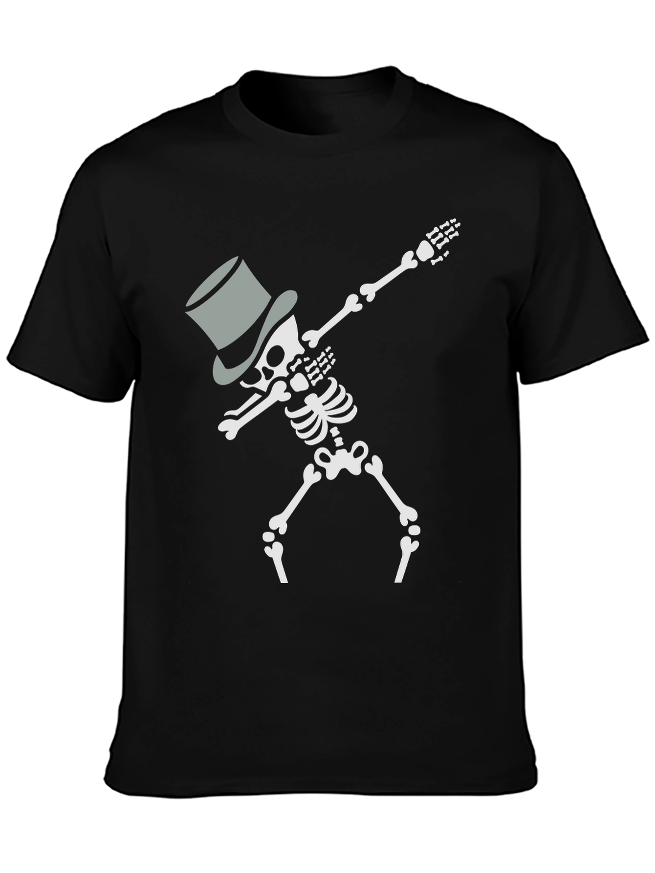 Skeleton Dabbing with Top Hat T-Shirt