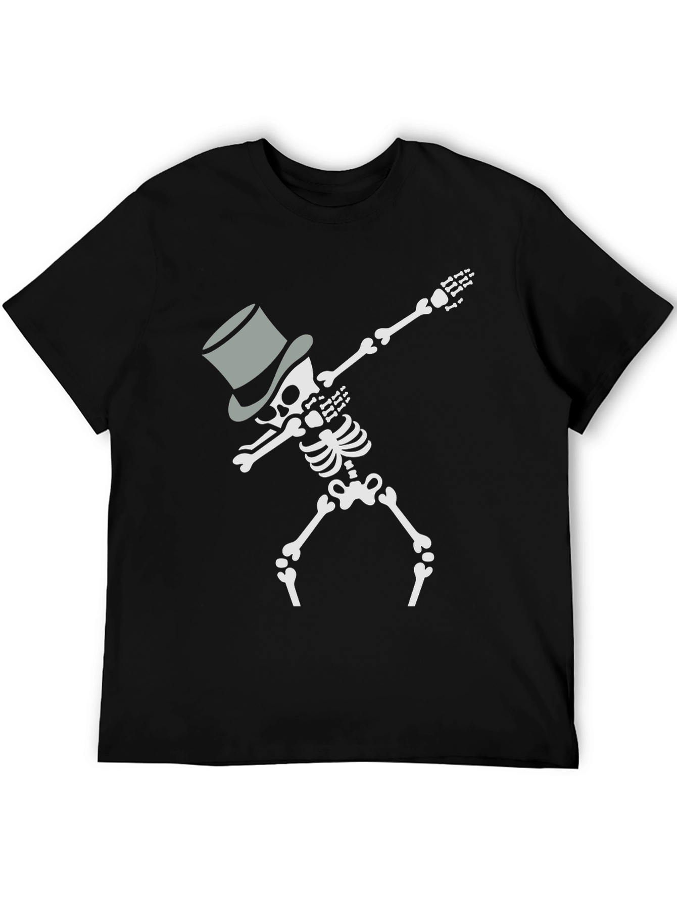 Skeleton Dabbing with Top Hat T-Shirt