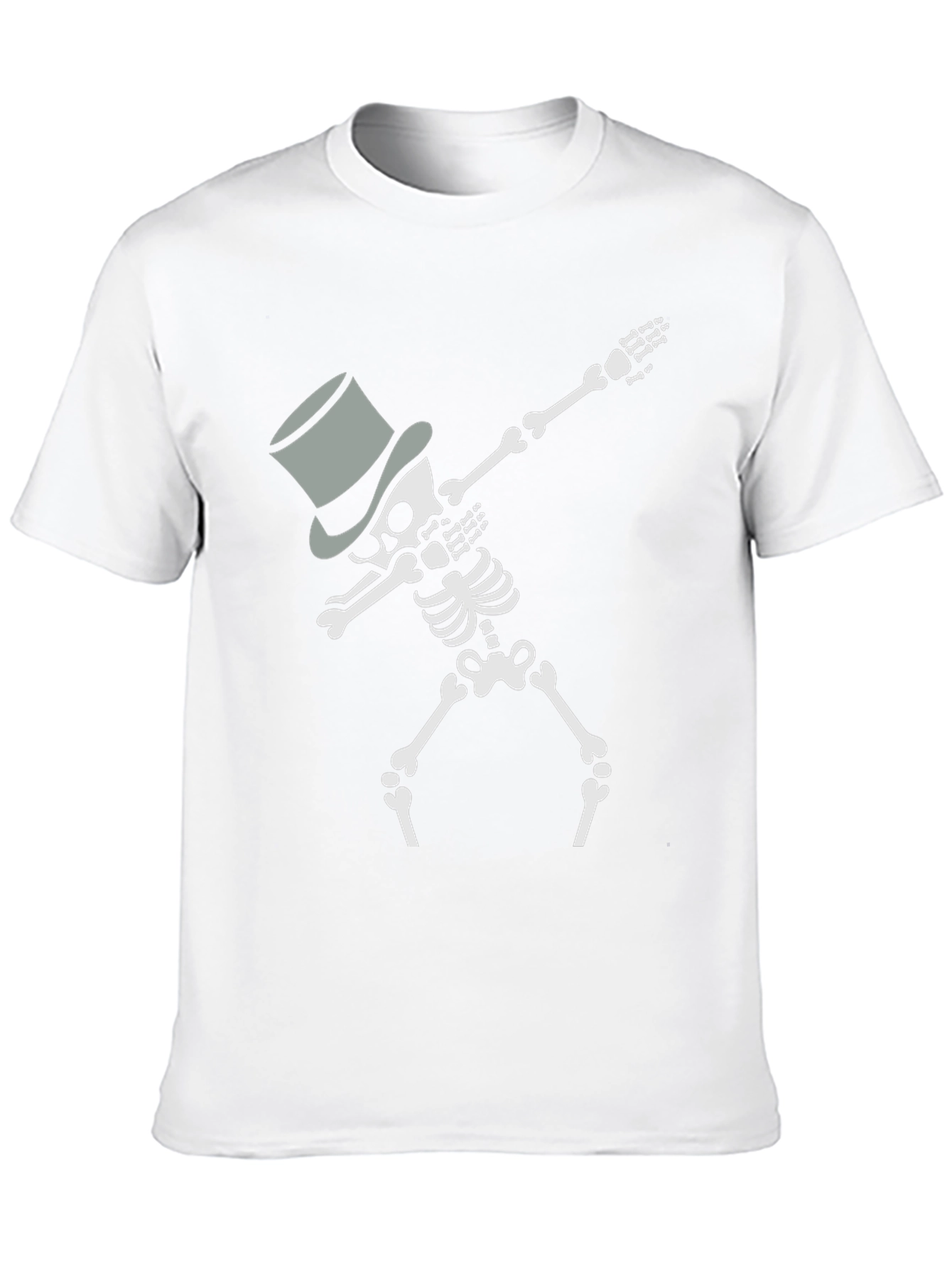 Skeleton Dabbing with Top Hat T-Shirt