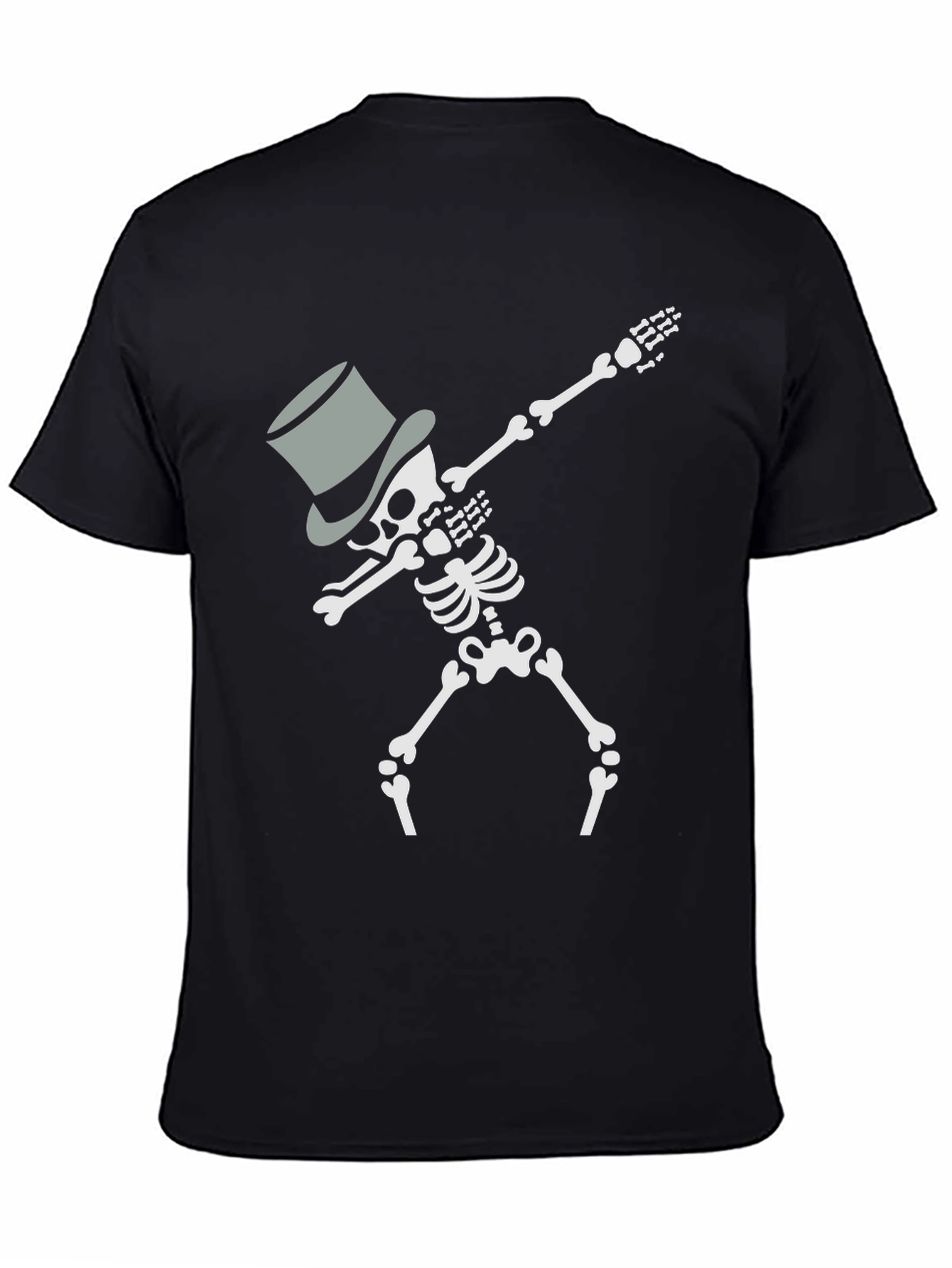 Skeleton Dabbing with Top Hat T-Shirt