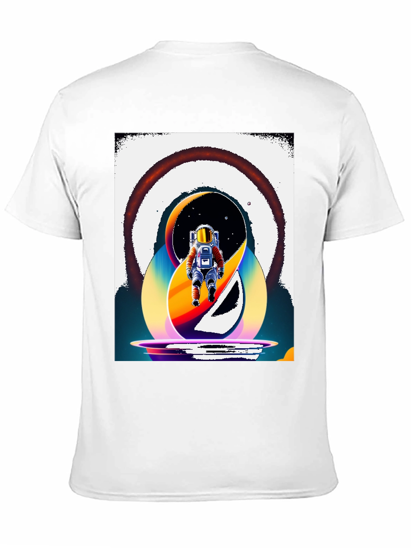 Retro Spaceman Graphic T-Shirt