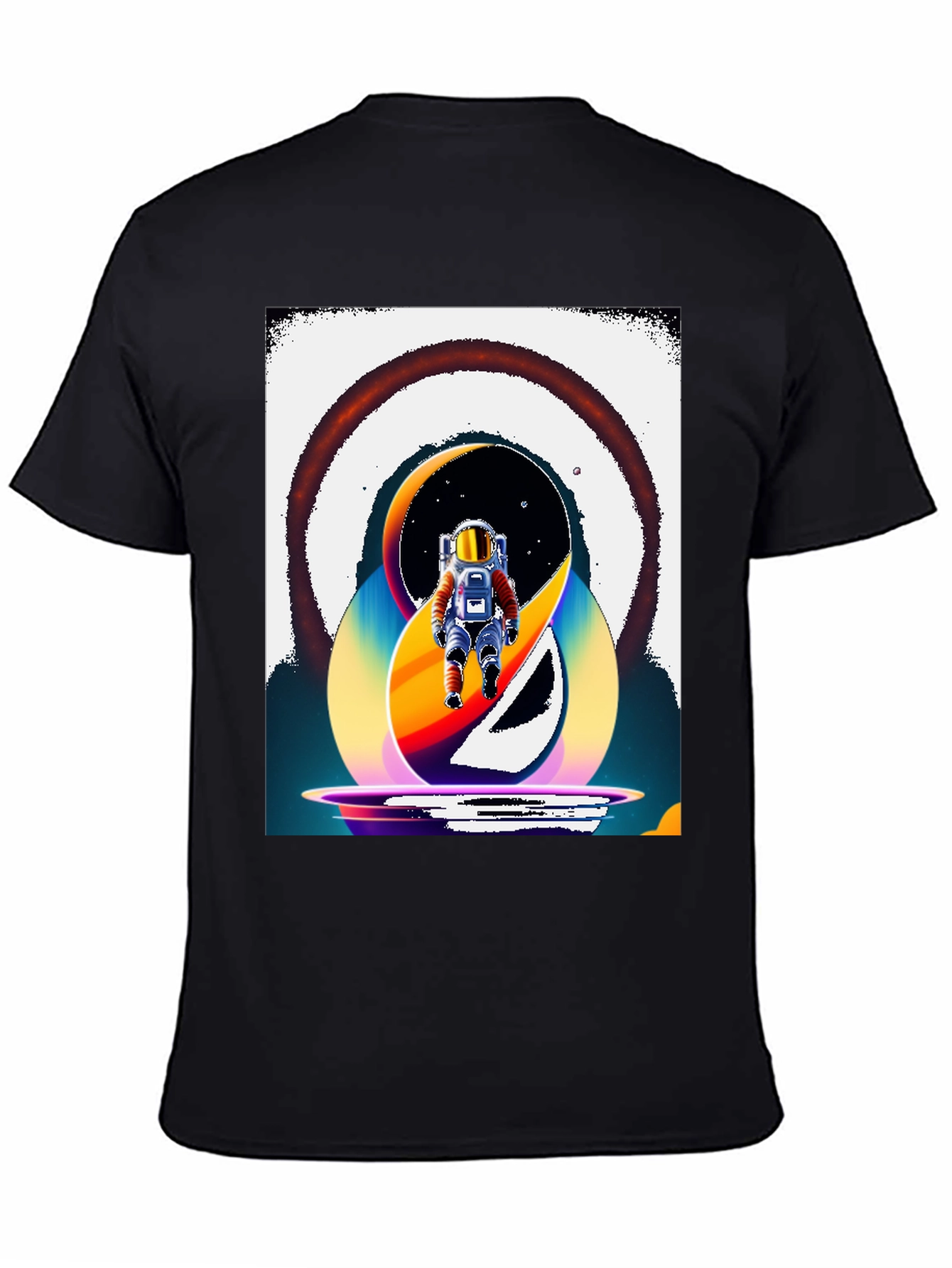 Retro Spaceman Graphic T-Shirt