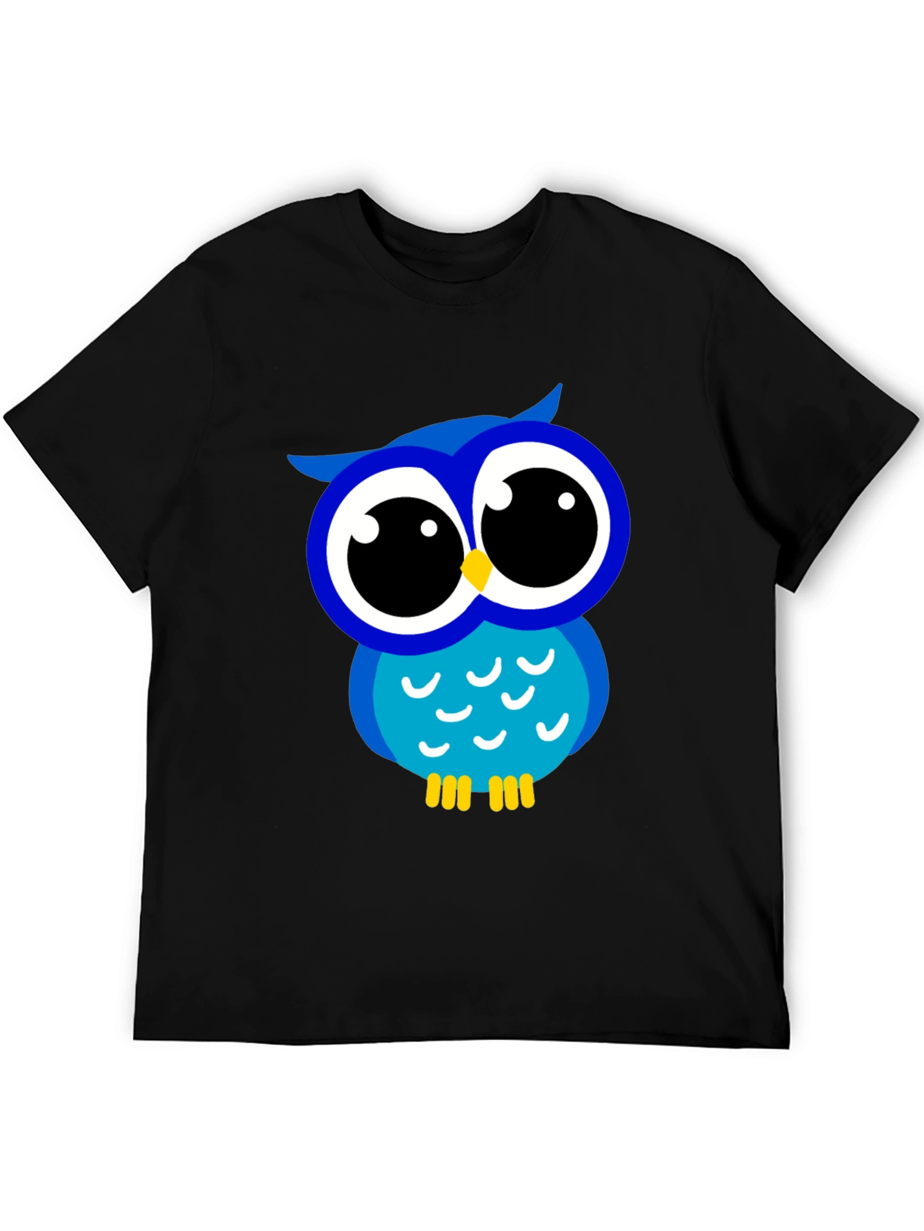 Owl Graphic Tee - Fun & Stylish Black T-Shirt