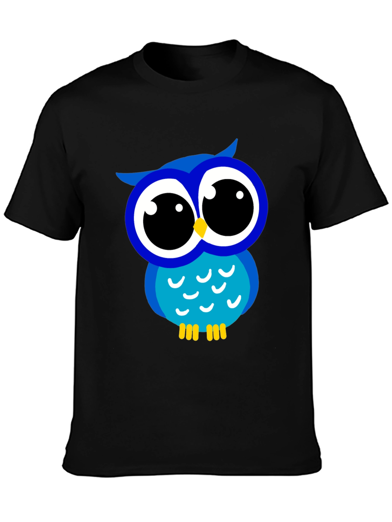 Owl Graphic Tee - Fun & Stylish Black T-Shirt