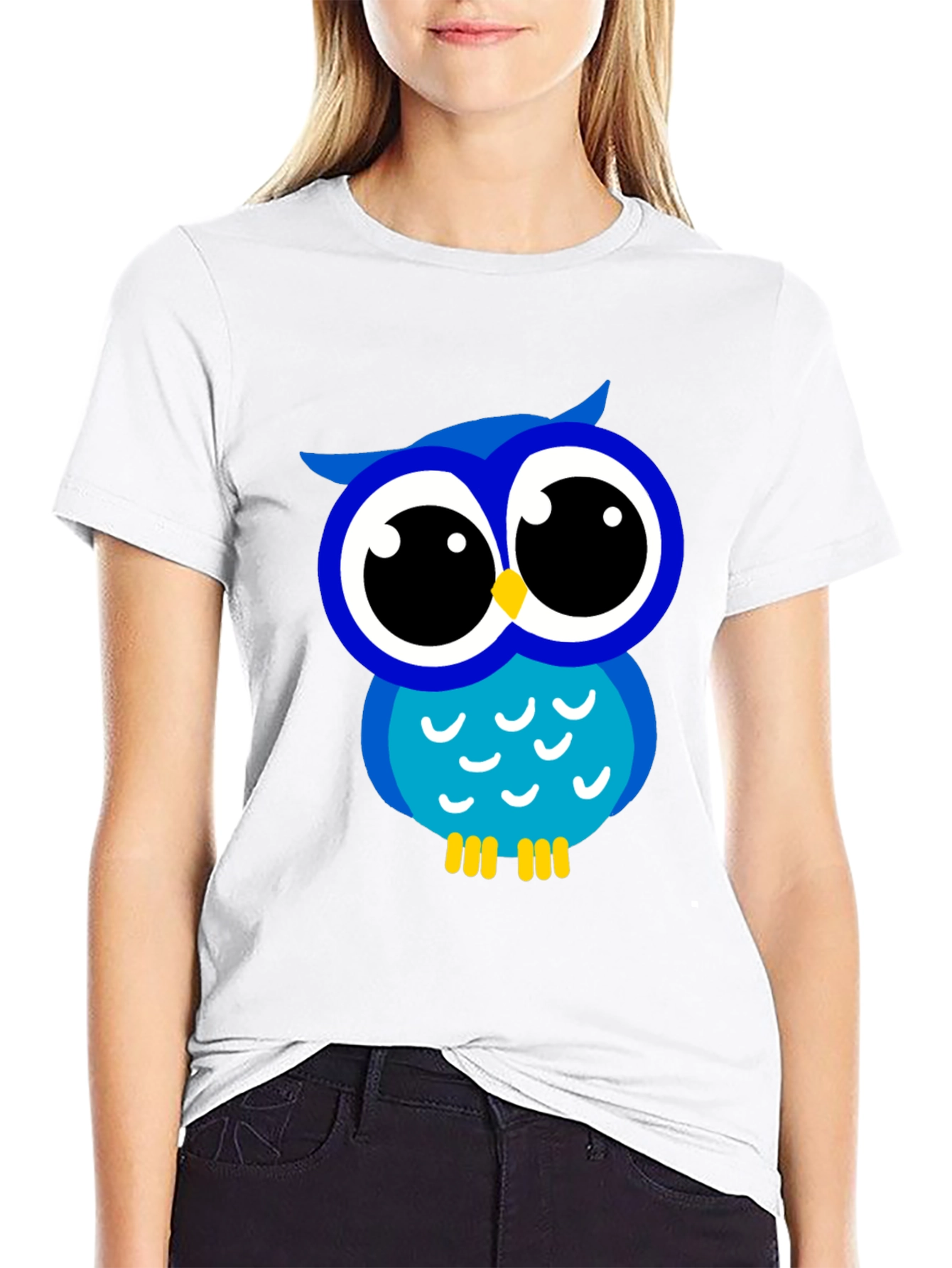 Owl Graphic Tee - Fun & Stylish Black T-Shirt