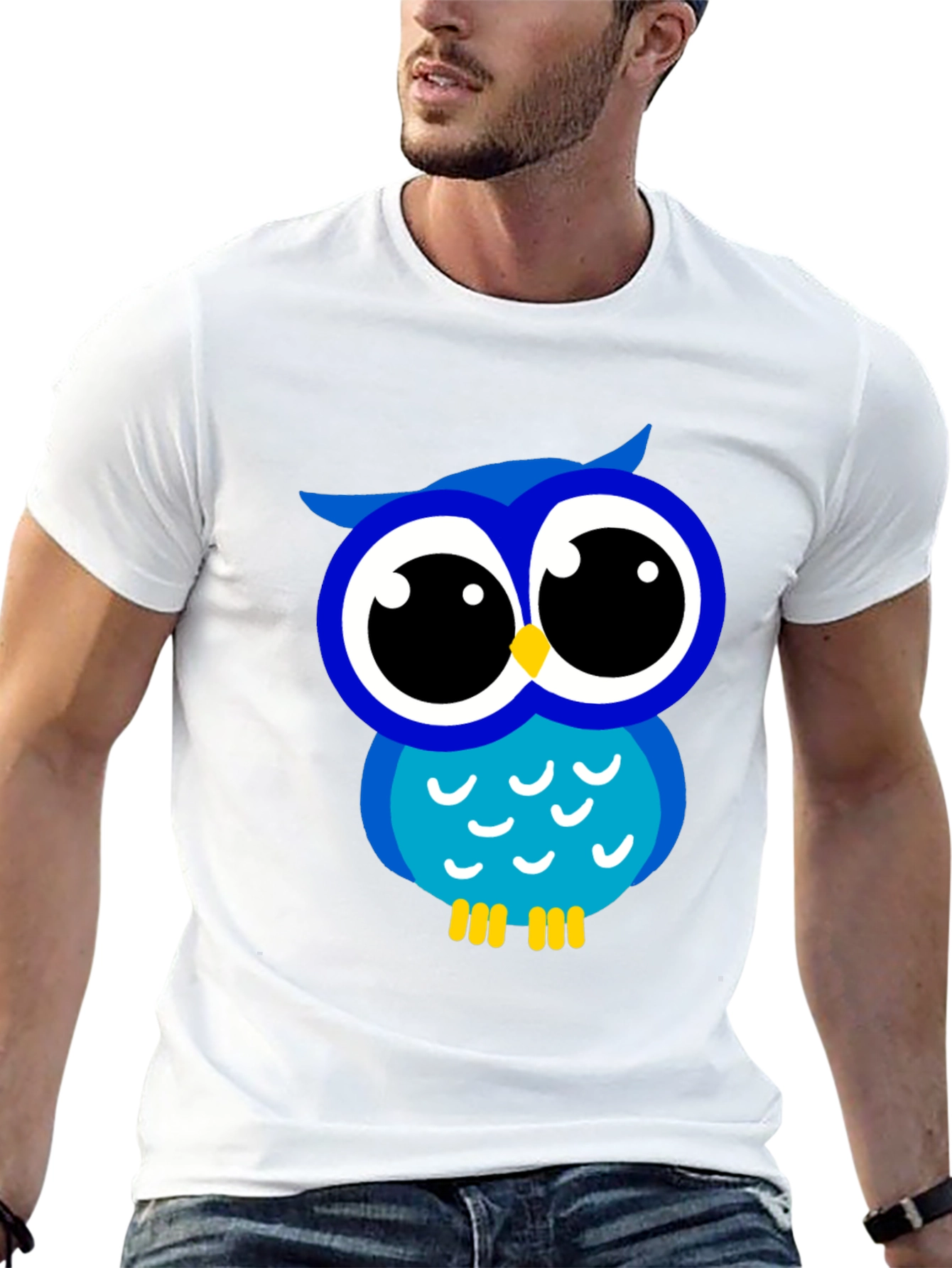 Owl Graphic Tee - Fun & Stylish Black T-Shirt